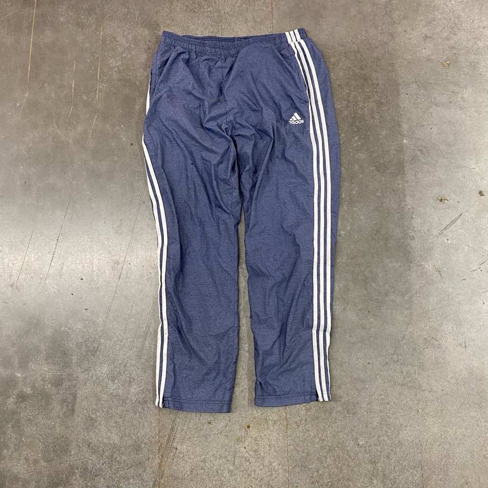 Adidas Blue Track Pants Y2K Relaxed Fit Men’s Large
